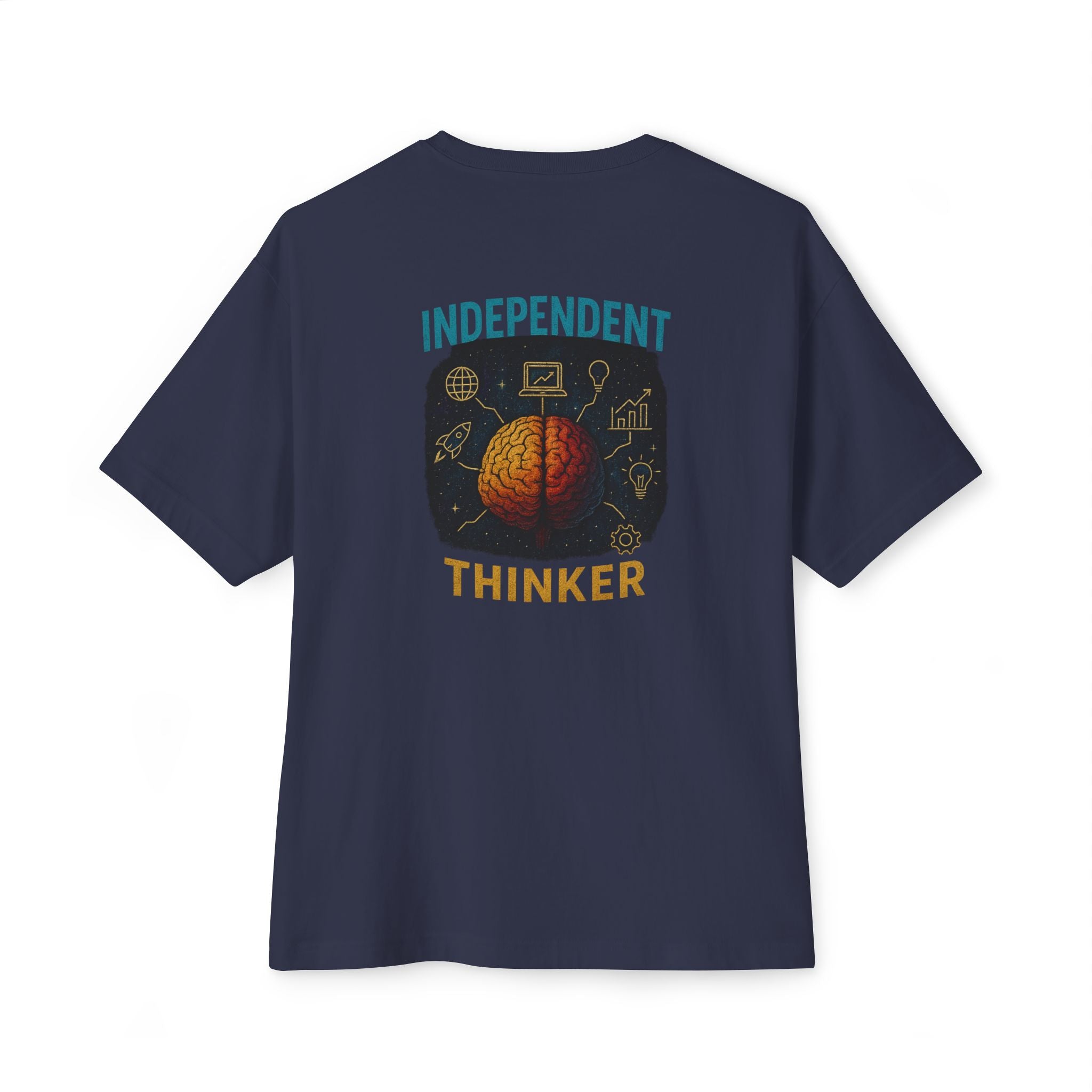 Independent Thinker Tee — “independent thinker is a road map to levelling up” Motivational Graphic Shirt
