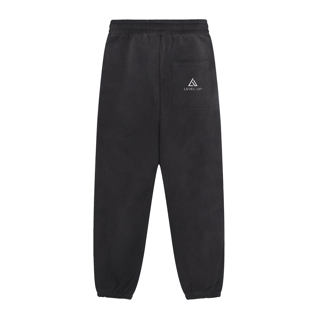 Sun Fade Contrast Tape Fleece Jogged Sweatpants