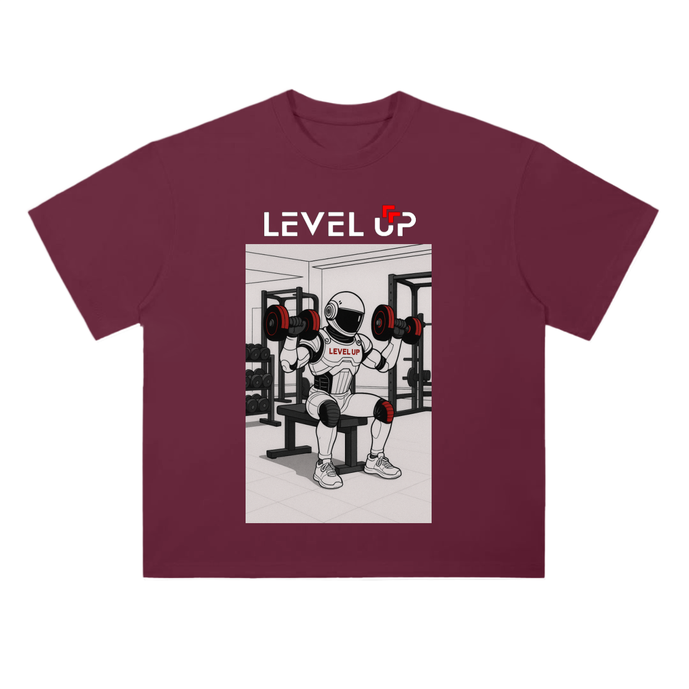 Heavyweight Drop Shoulder Cotton T-Shirt