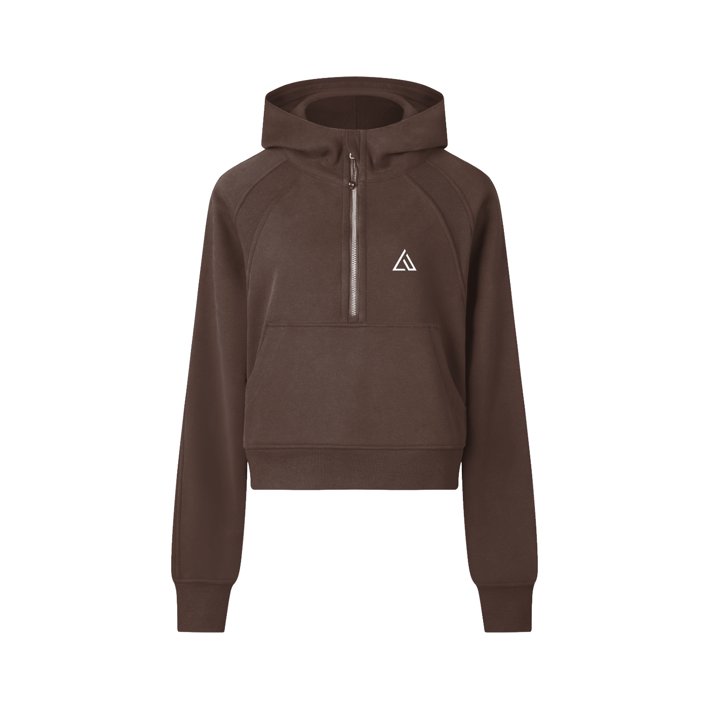 Cropped Half-Zip Hoodie