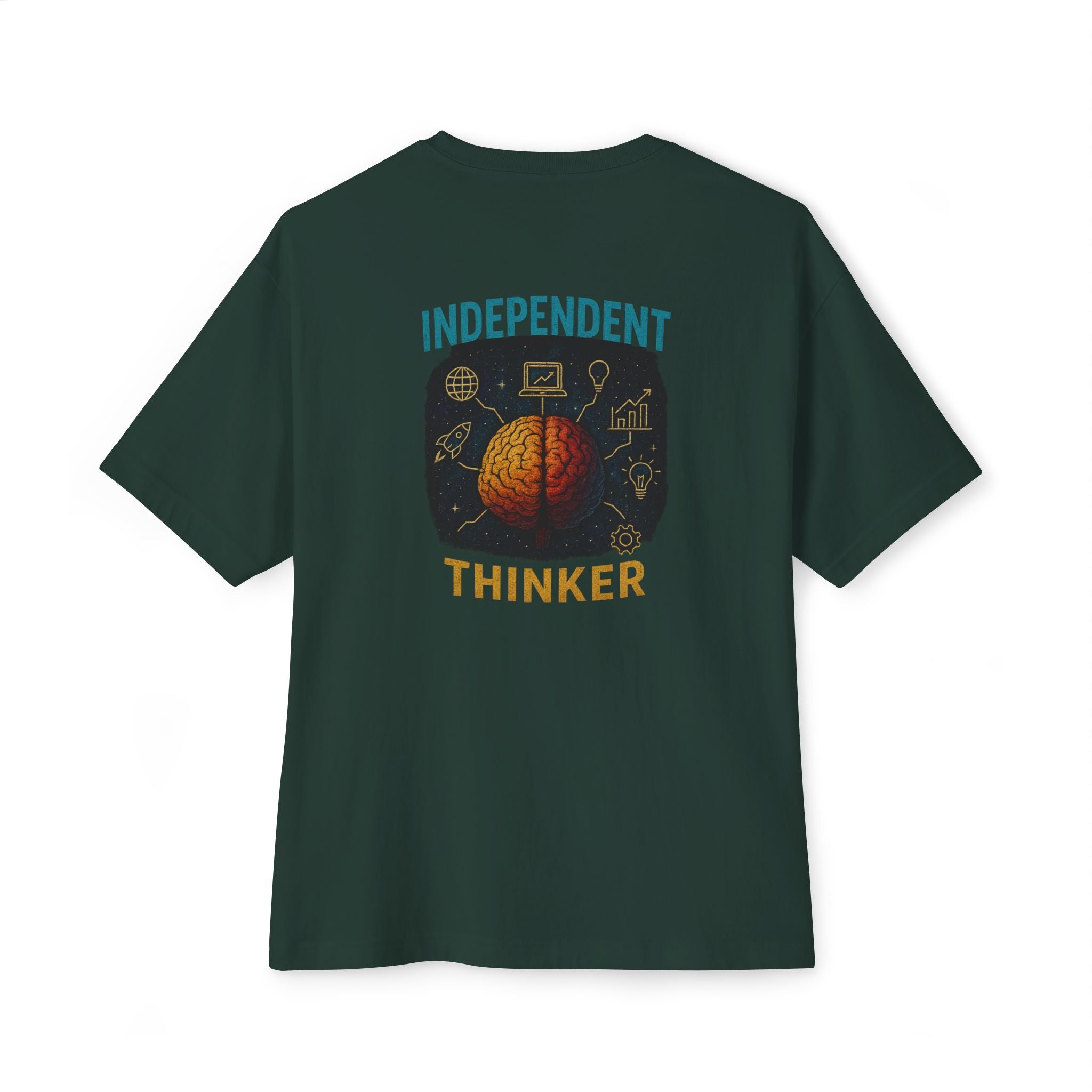 Independent Thinker Tee — “independent thinker is a road map to levelling up” Motivational Graphic Shirt