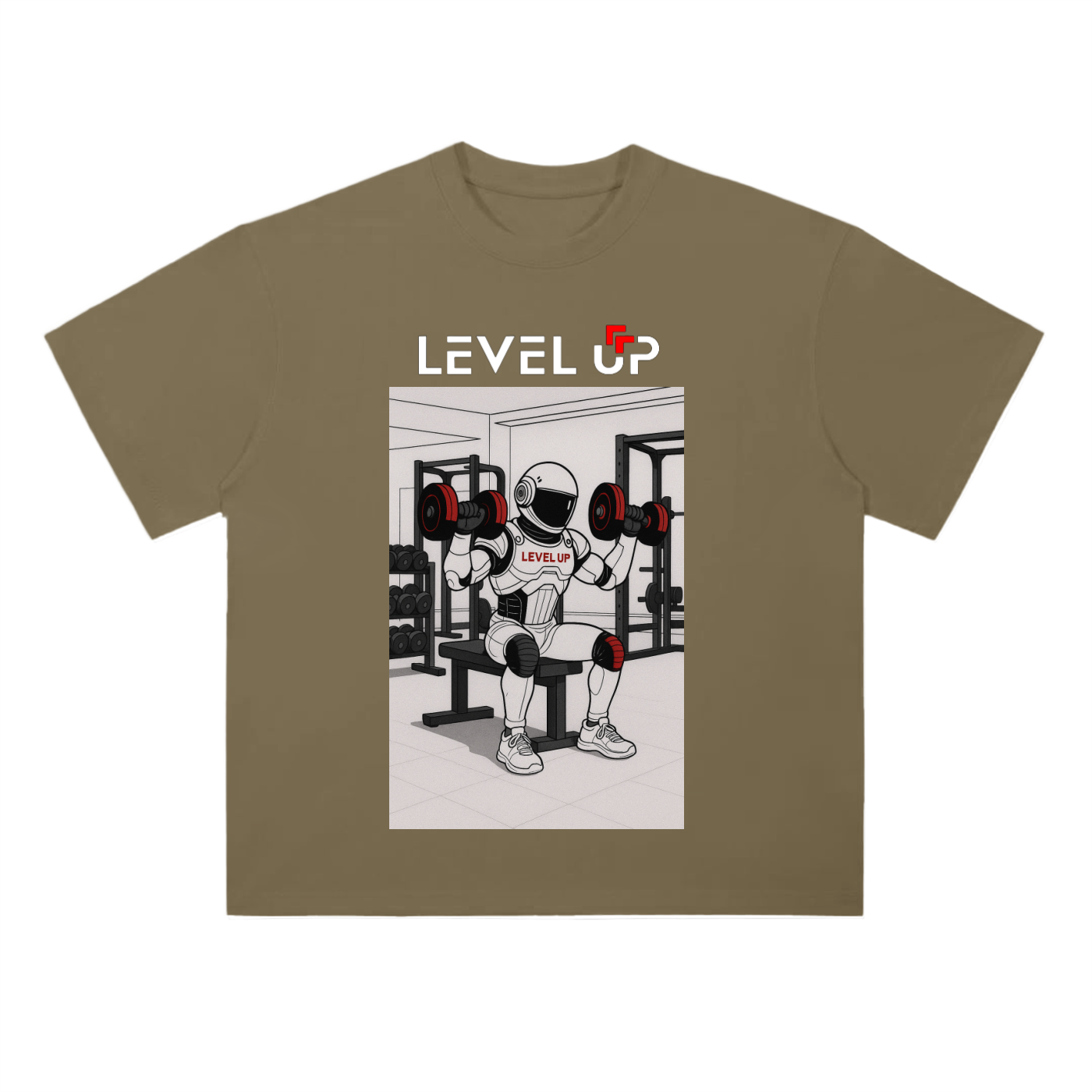 Heavyweight Drop Shoulder Cotton T-Shirt