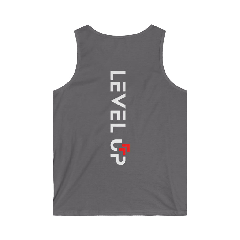 Tank Top — "LEVEL UP" Vertical Gym Fitness Tank