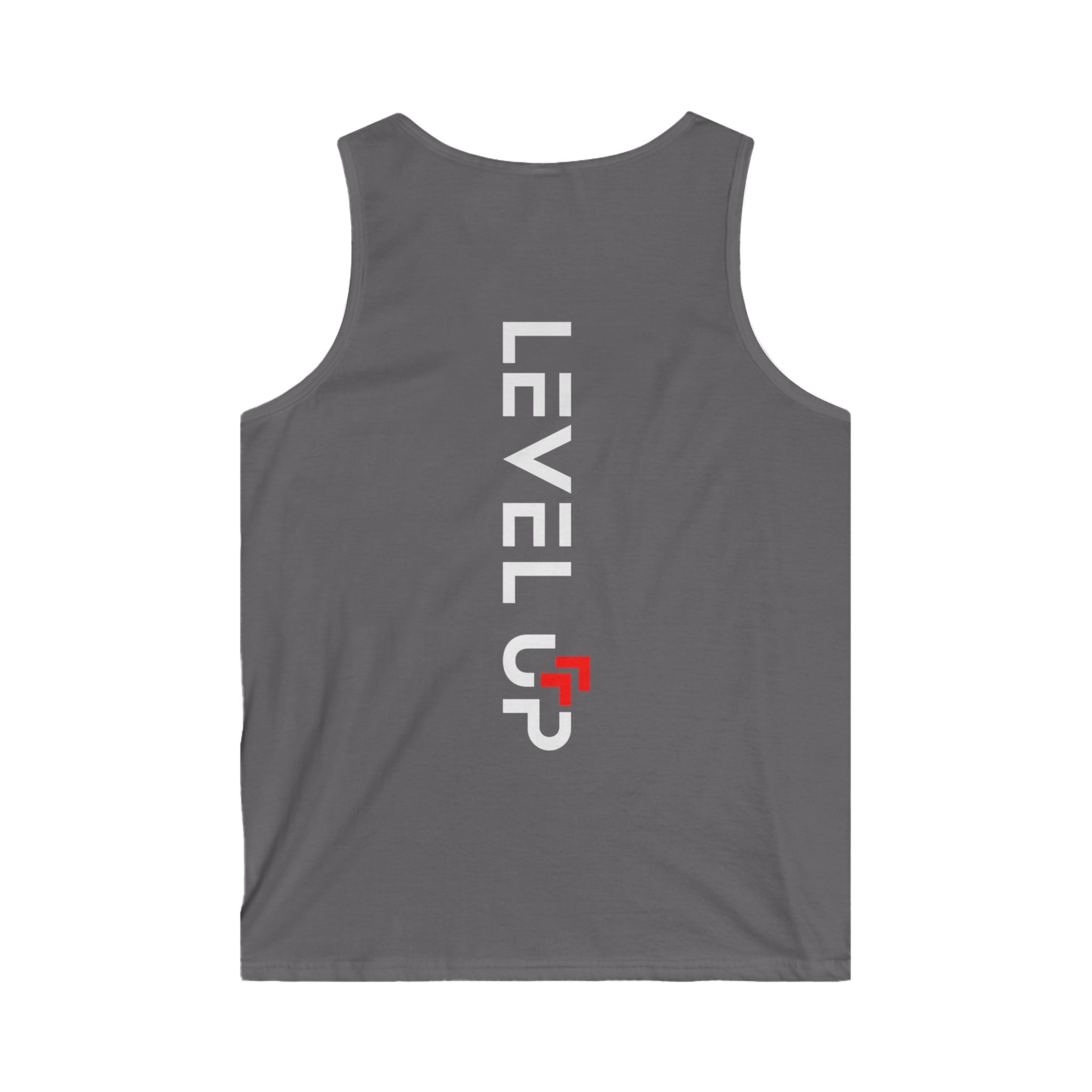 Tank Top — "LEVEL UP" Vertical Gym Fitness Tank