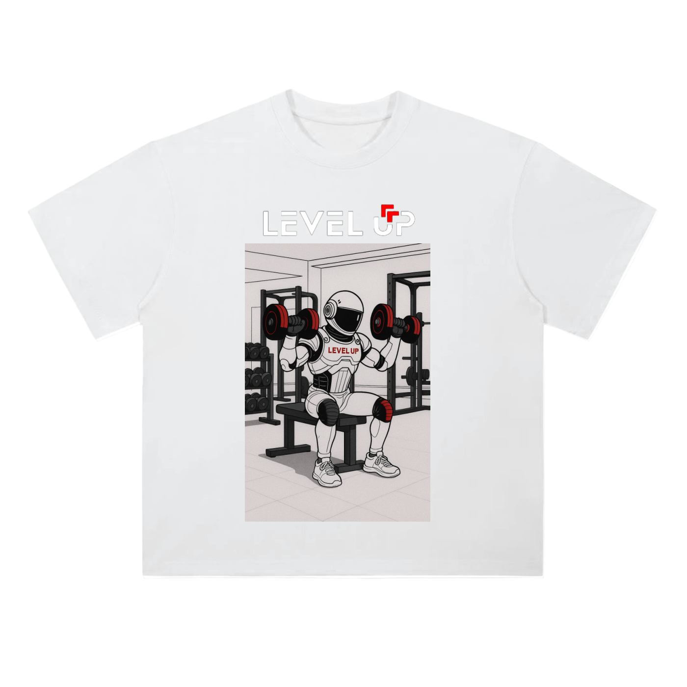 Heavyweight Drop Shoulder Cotton T-Shirt