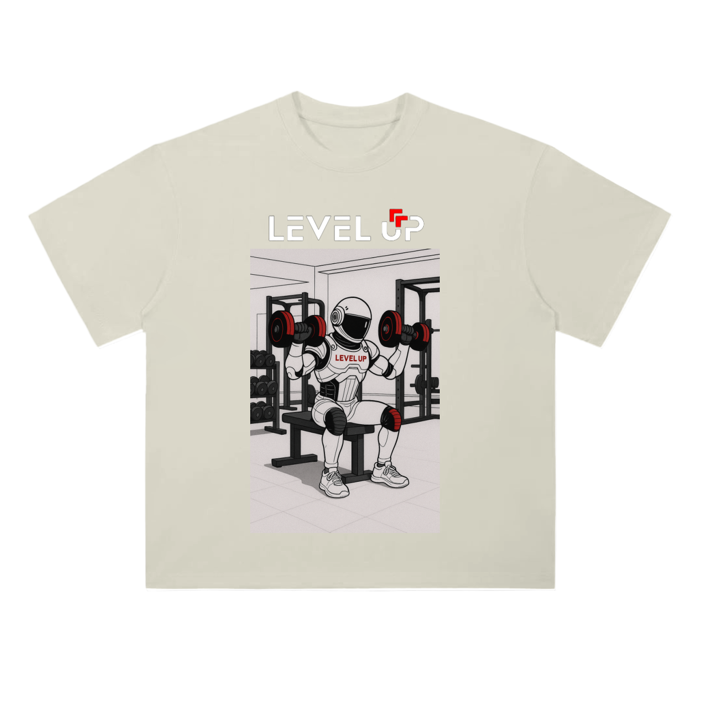 Heavyweight Drop Shoulder Cotton T-Shirt