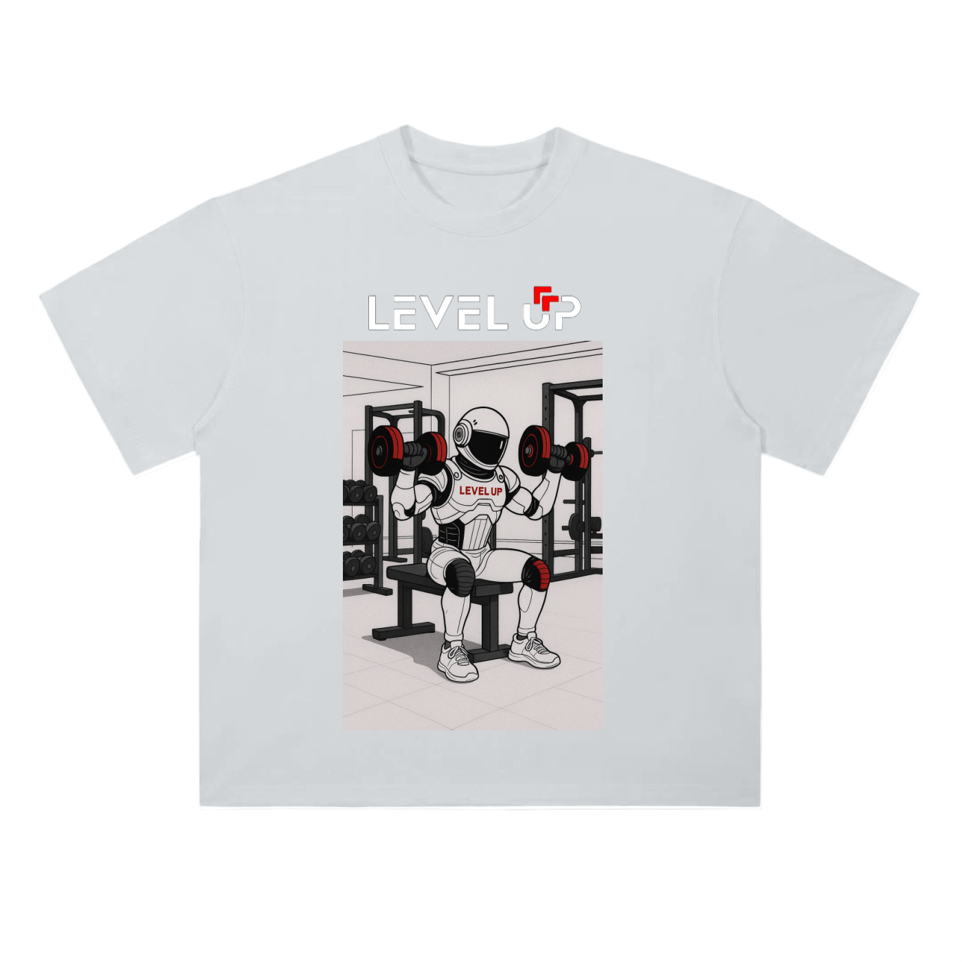 Heavyweight Drop Shoulder Cotton T-Shirt