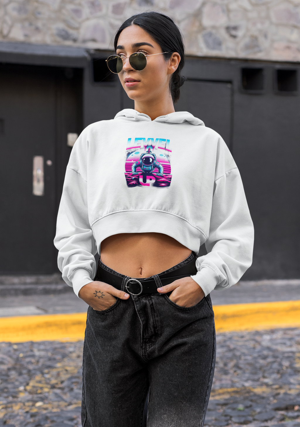 Essential Cropped Hoodie
