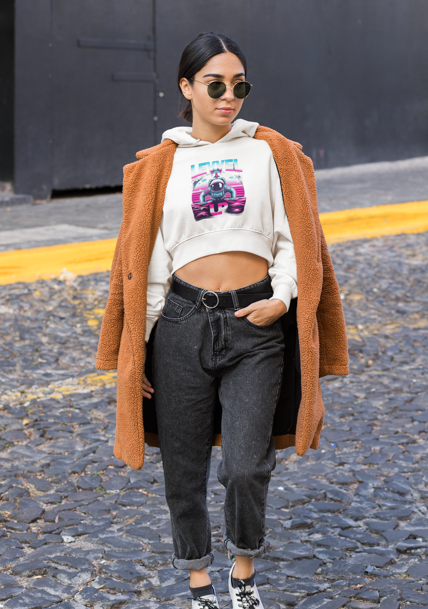 Essential Cropped Hoodie