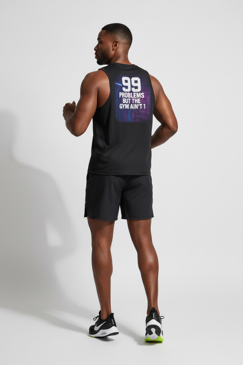 Muscle Tank — “99 Problems But The Gym Ain’t 1” Workout Tank Top