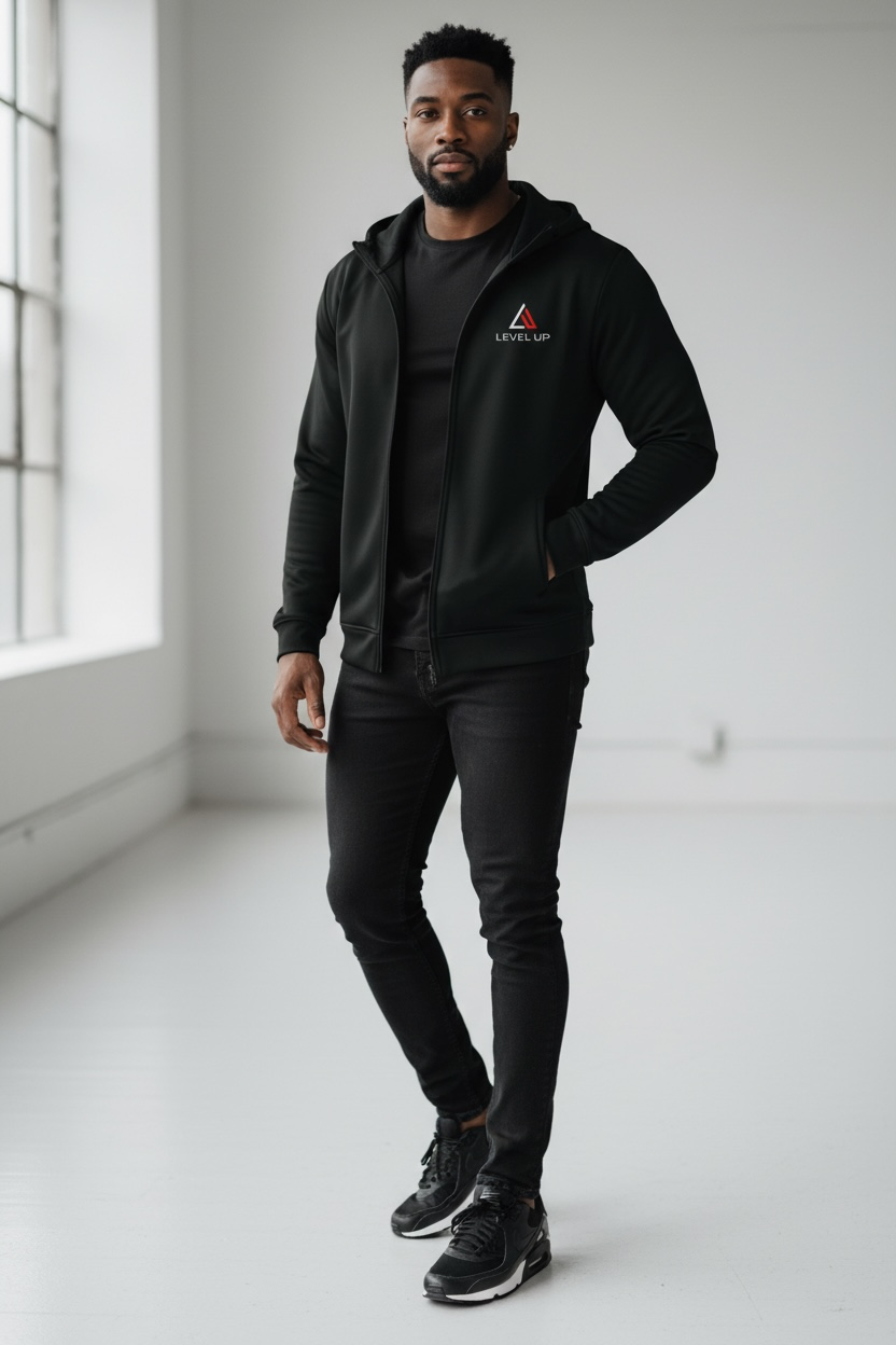 Soft Hooded Sports Jacket