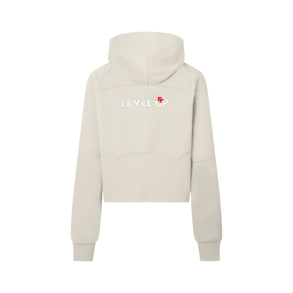 Cropped Half-Zip Hoodie