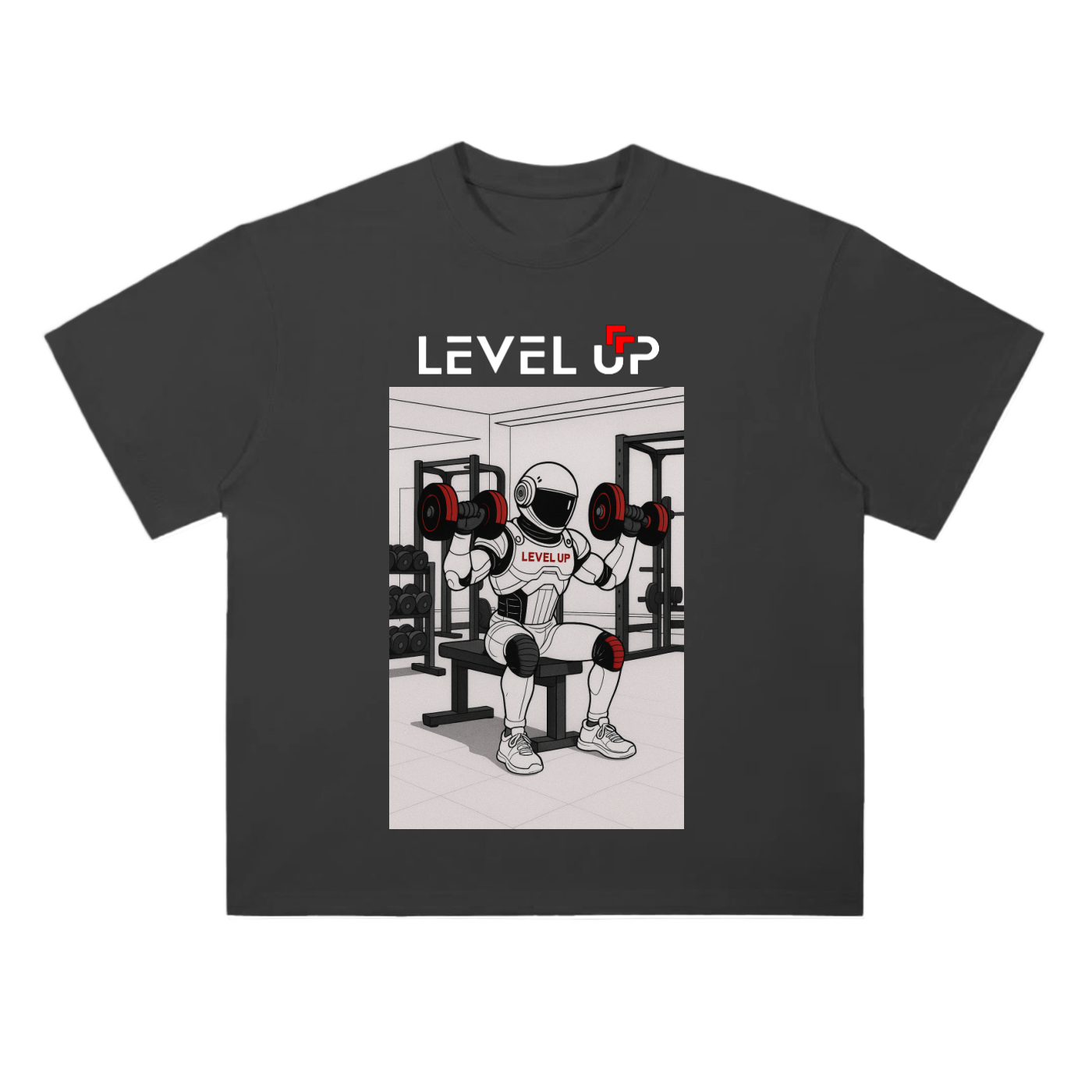 Heavyweight Drop Shoulder Cotton T-Shirt