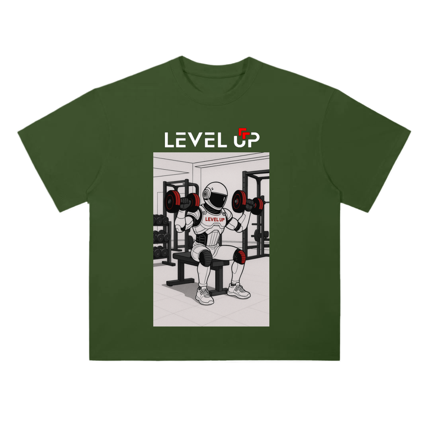 Heavyweight Drop Shoulder Cotton T-Shirt