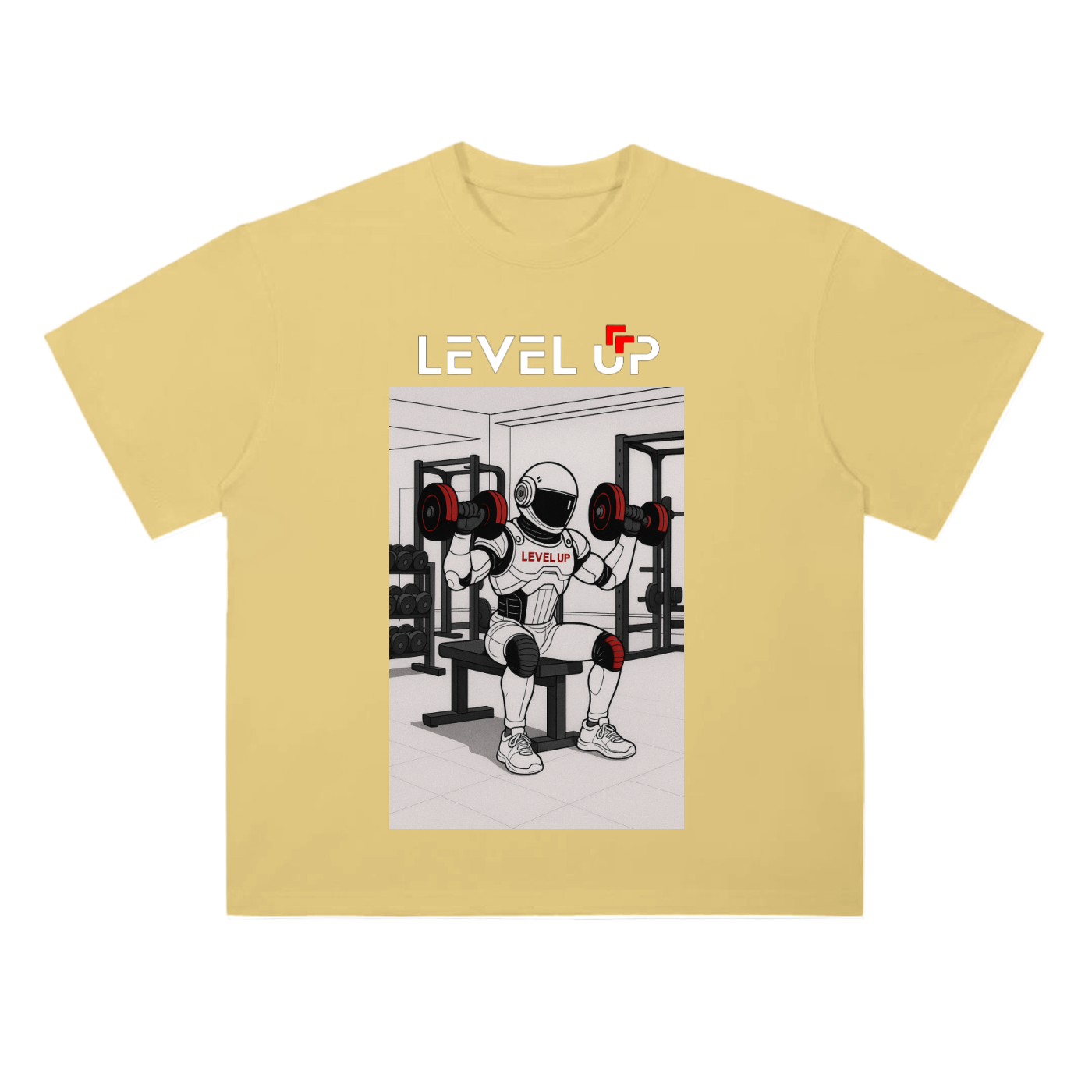 Heavyweight Drop Shoulder Cotton T-Shirt