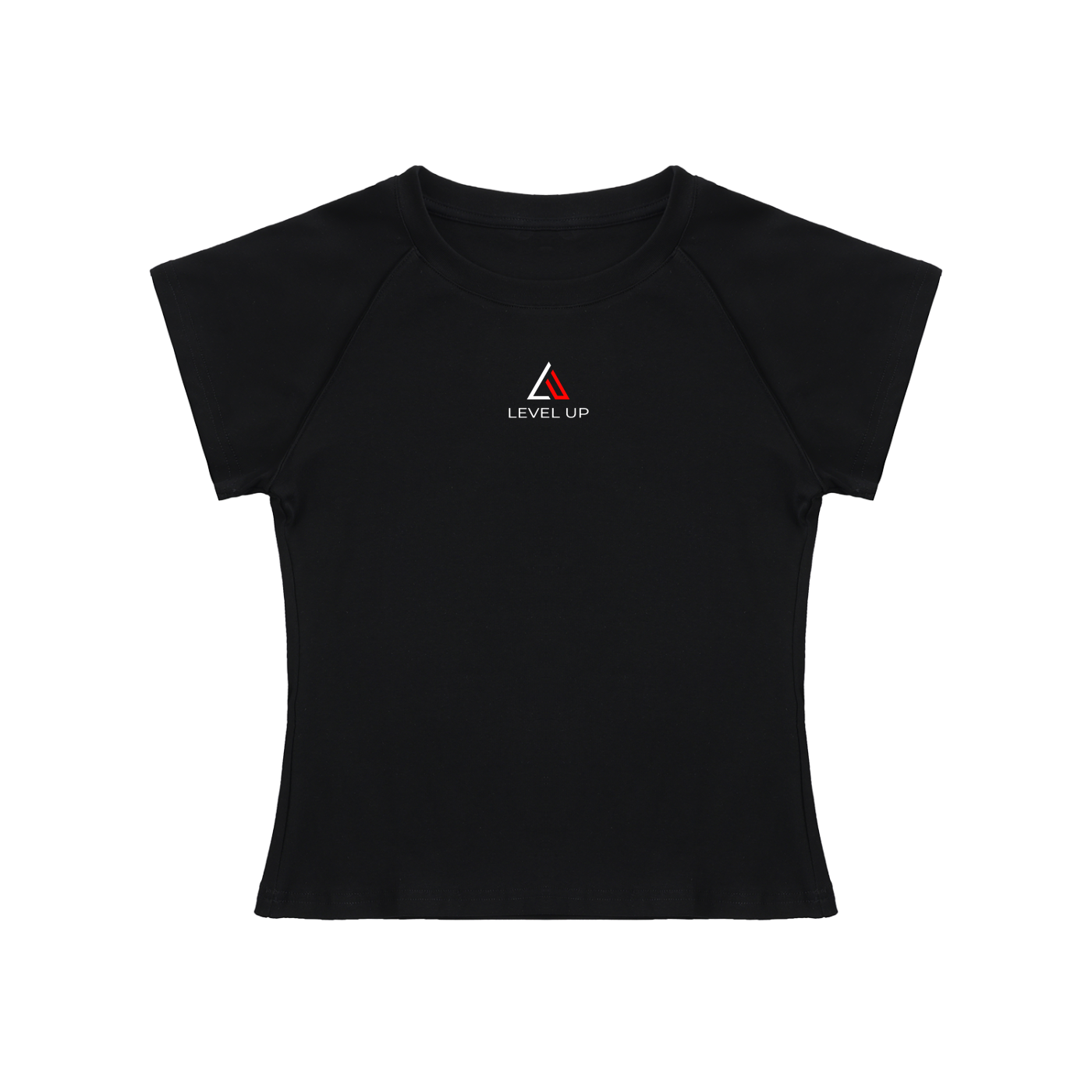 Solid Color Raglan Sleeve Crop Top