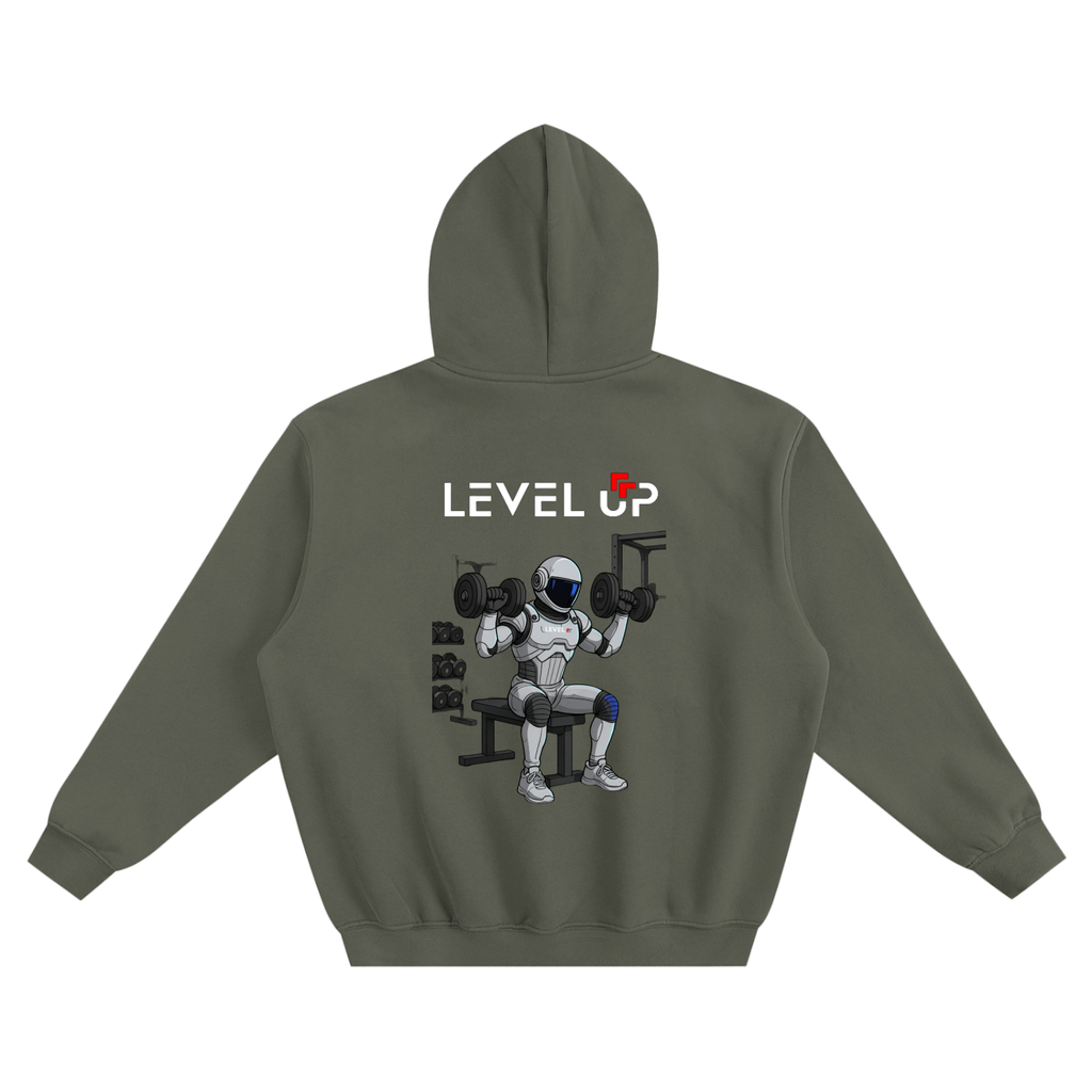 Fleeced Boxy Hoodie