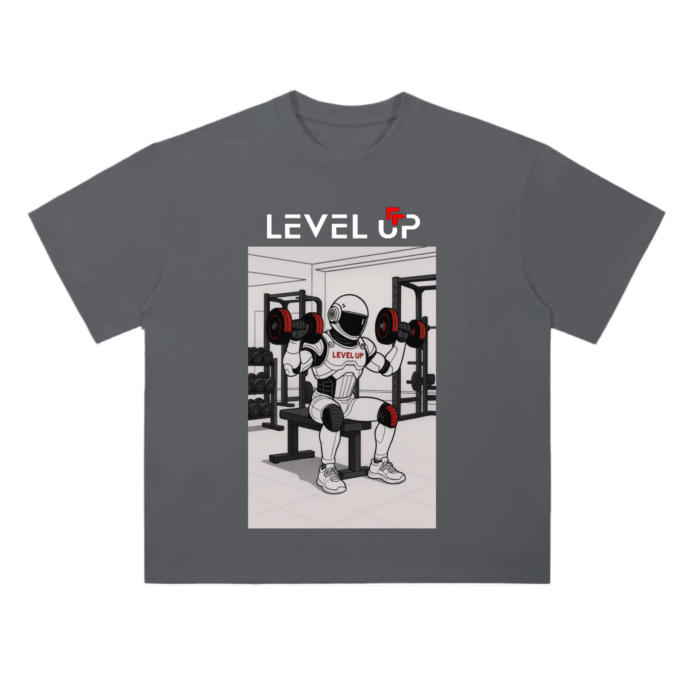 Heavyweight Drop Shoulder Cotton T-Shirt