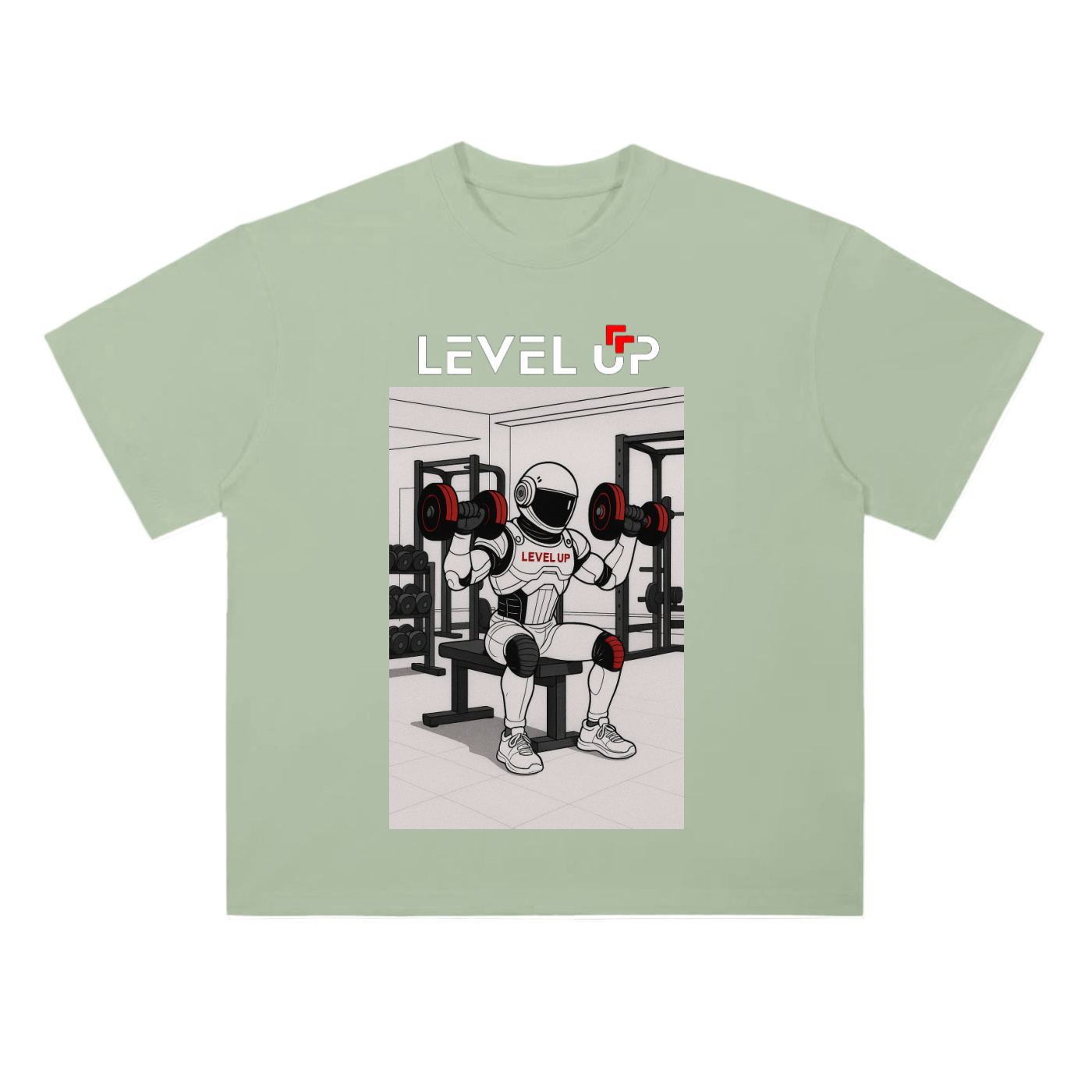 Heavyweight Drop Shoulder Cotton T-Shirt